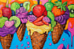 drawing original food pop art for you