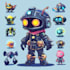 design n animate game asset character sprite sheet game