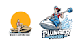 create high quality boat jets ki logo and mascot style
