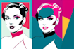 make pop art portrait illustration
