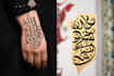 create arabic and persian minimal calligraphy tattoo