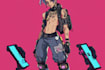 do a cyberpunk anime art