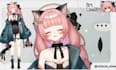 draw and rig 2d vtuber model live2d model character design anime 2d vtuber