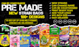 design custom creative weed strain edible packaging labels