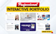 design professional interactive portfolio on PDF
