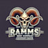 do make ram skull mascot logo design with company