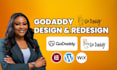 design godaddy website redesign godaddy website on godaddy website builder
