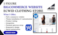 design 7 figure bigcommerce website bigcommerce ecwid clothing store ecwid store