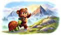 draw unique children story book watercolor illustration