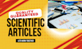 write peer reviewed journal papers, conference paper, scientific articles