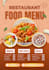 do your any food poster and menu design