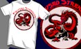 create unique custom graphic illustration tshirt design