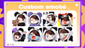 create an animated emote gif format for streaming channel