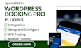setup wordpress pro booking plugins amelia bookly bookingpress motopress website