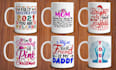create a custom coffee mug design or coffee cup design