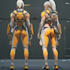 do star wars, game character or sci fi game character art