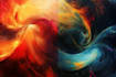 create abstract geometric digital art