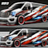 do attractive racing car design, racing car wrap