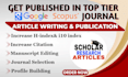 google scholar citations, write and publish scopus article for eb1 and eb1a