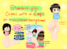 draw personalised chibi finger puppets