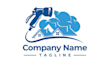 design super home cleaning and pressure washing logo