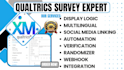 setup qualtrics social media randomizer multilingual qr code webhook integration