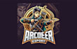 create outstanding archer mascot logo with creative concepts