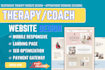 design medical therapy website mental health wellness counseling website design