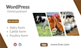 create a professional dairy, poultry, and cattle farm website