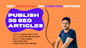 write blog post make money and publish article monthly