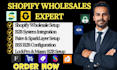 setup shopify wholesales faire b2b clay bss b2b sparklayer lockpro massy b2b