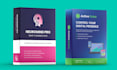 design 3d digital product and software box mockups