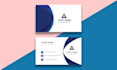 do professional and unique business card