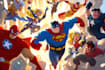 create premium superhero cartoon character