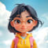 design a 2d cartoon character