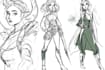 draw sketches with your character