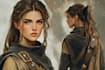 design a oc character art and dnd character art