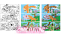 flat color your art, comic or webtoon, usd3 for simpler pages