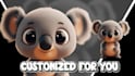 create cute 3d character modeling, animal, cartoon style and rendering