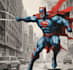 drawing custom superhero character in action