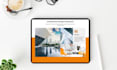 create a professional onepage HTML landing page website