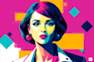 make an unique wpap pop art style