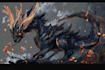 do creature or monster concept art or illustration