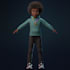 3d character modeling cartoon style and rendering