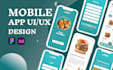 do UI UX design for mobile app ui design, figma UX design, app ui design