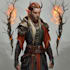 create a fantasy character, concept art, game character
