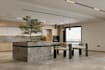 cgi 3d kitchen interior  render , visualize house,  dinning room design, layout