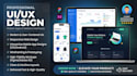 design modern website UI UX, landing page and web template