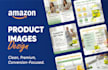 design amazon listing images and a plus content