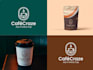 create a professional cafe coffee shop logo design